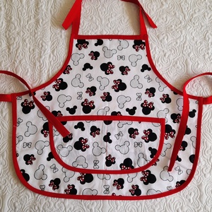 Minnie mintás gyerek kötény, Otthon & Életmód, Konyhafelszerelés, tálalás, Konyhai textil, Kötény, Varrás, MESKA