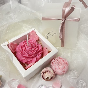 Szójaviasz bazsarózsa illatviasz / gyertya, Otthon & Életmód, Gyertya, illat, aroma, Gyertya, Gyertya-, mécseskészítés, MESKA