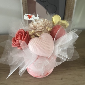 Illatviasz szójaviaszból díszpohárban - otthon & életmód - gyertya, illat, aroma - illatviasz - Meska.hu