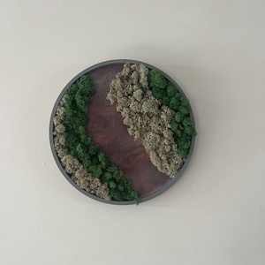 Egyedi zúzmó és epoxy gyanta fali dekor, Otthon & Életmód, Dekoráció, Fali és függő dekoráció, Zuzmókép, Mohakép, Mindenmás, MESKA