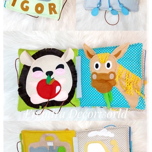 Névre szóló csendeskönyv kisfiús kivitelben - Meska.hu