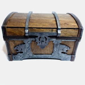 Ékszertartó doboz , kincses láda íves fedéllel - Meska.hu
