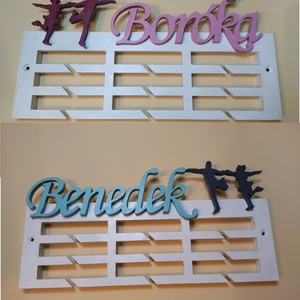 Névreszóló éremtartö, minden sporthoz - otthon & életmód - dekoráció - fali és függő dekoráció - éremtartó - Meska.hu