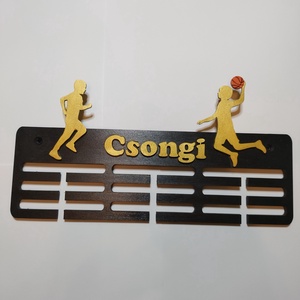 Névreszóló éremtartó, minden sporthoz - otthon & életmód - dekoráció - fali és függő dekoráció - falra akasztható dekor - Meska.hu