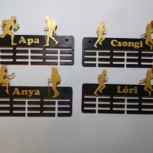 Névreszóló éremtartó, minden sporthoz - otthon & életmód - dekoráció - fali és függő dekoráció - falra akasztható dekor - Meska.hu