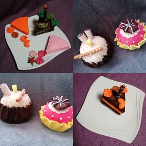 filc-süti tortaszett, muffinokkal, cukrász szett - Meska.hu