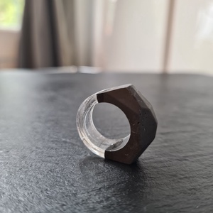 Minimal design gyűrű - geometrikus - ékszer - gyűrű - figurális gyűrű - Meska.hu