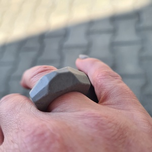 Minimal design gyűrű - geometrikus - ékszer - gyűrű - figurális gyűrű - Meska.hu