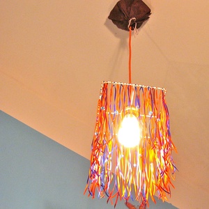 Szatén mennyezeti lámpa - otthon & életmód - lámpa - fali & mennyezeti lámpa - Meska.hu