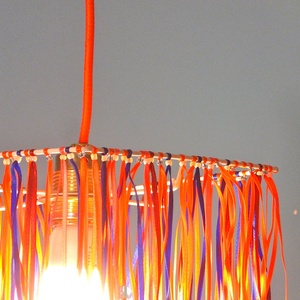 Szatén mennyezeti lámpa - otthon & életmód - lámpa - fali & mennyezeti lámpa - Meska.hu