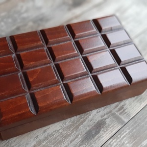 Táblás csoki doboz - otthon & életmód - dekoráció - asztal és polc dekoráció - díszdoboz - Meska.hu