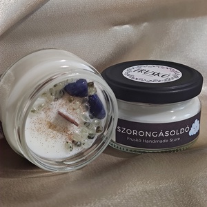 Szorongásoldó szójaviasz illatgyertya - otthon & életmód - gyertya, illat, aroma - gyertya - Meska.hu