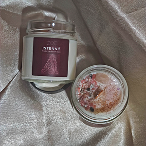 Istennő szójaviasz illatgyertya - otthon & életmód - gyertya, illat, aroma - gyertya - Meska.hu