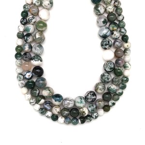 Achát fa golyó 10-11mm  ékszerkészítő alapanyag (füzér), Kellékek & szerszámok, Ásvány alapanyag, Ásványfüzér, , MESKA