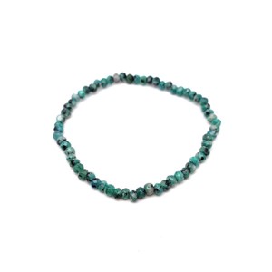 Achát tűz fazettált szin zöld kari 4x3mm - Meska.hu