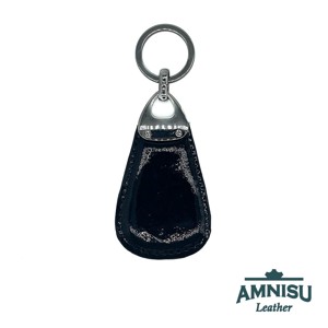 Fekete lakk csepp alakú kristály köves kulcstartó H8002 -  - Meska.hu