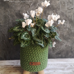 Puff horgolt kaspó - otthon & életmód - dekoráció - Meska.hu