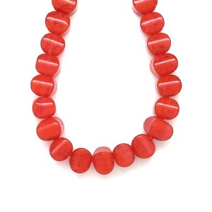 Cherry kvarc üveg párna 12x10mm, Kellékek & szerszámok, Ásvány alapanyag, Ásványfüzér, , MESKA