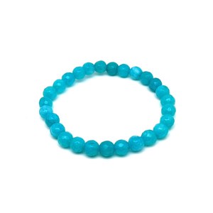 Jáde faz szin zöldeskék gyerek golyó karkötő 6mm, Ékszer, Karkötő, Ásványkarkötő, , MESKA