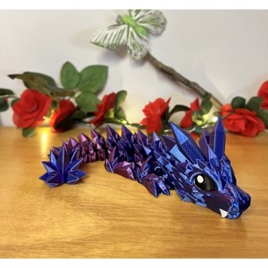 3d nyomtatott mini kristály sárkány, Játék & Sport, Plüssállat & Játékfigura, Más figura, Mindenmás, MESKA