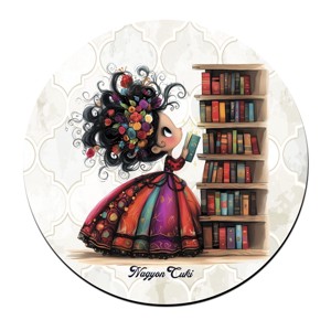 Cuki könyv hercegnő pohár alátét, , , MESKA