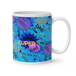 Szuper Apu mintás bögre - otthon & életmód - konyhafelszerelés, tálalás - tálalás - bögre & csésze - Meska.hu