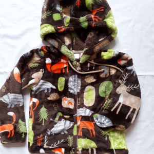 86-os wellsoft kapucnis kardigán, Ruha & Divat, Gyerekruha, Gyerek mellény, Varrás, MESKA