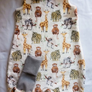 92-98-104-es Tavaszi téli tipegő hálózsák wellsoft  szafaris - Meska.hu