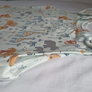 104-110-116-os nyári kánikula tipegő hálózsák vékony pólópamut bokapasszés szafaris - ruha & divat - babaruha & gyerekruha - tipegőhálózsák - Meska.hu