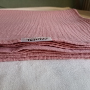 Ovis nyári géztakaró 100x130 cm duplagéz gyerektakaró mályva - Meska.hu