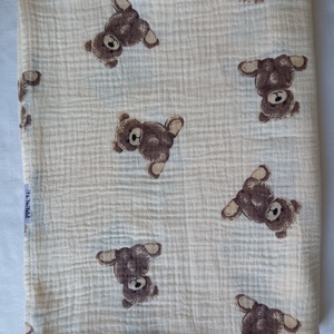 Ovis nyári géztakaró 100x130 cm duplagéz gyerektakaró macis, Otthon & Életmód, Babaszoba, gyerekszoba, Babatakaró, gyerek pléd, Varrás, MESKA