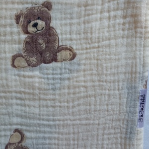 Ovis nyári géztakaró 100x130 cm duplagéz gyerektakaró macis - otthon & életmód - babaszoba, gyerekszoba - babatakaró, gyerek pléd - Meska.hu