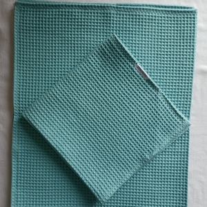 Babaváró csomag waffel babatakaró 70x90 cm és törlőkendő 40x40 cm menta, Otthon & Életmód, Babaszoba, gyerekszoba, Babatakaró, gyerek pléd, Varrás, MESKA