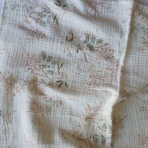 Nyári muszlin babatakaró kánikula duplagéz gyerektakaró 70x90 cm  - otthon & életmód - babaszoba, gyerekszoba - babatakaró, gyerek pléd - Meska.hu