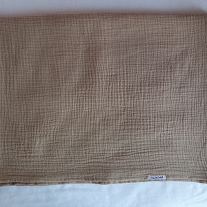Nyári kánikula duplagéz felnőtt takaró muszlin 140x00 cm tejeskávé, Otthon & Életmód, Lakástextil, Felnőtt takaró, pléd, Varrás, MESKA