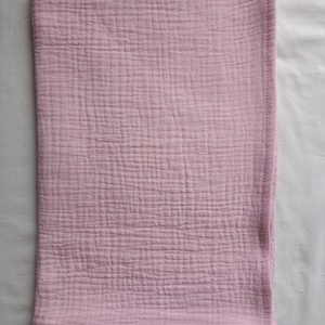 Nyári muszlin babatakaró kánikula duplagéz gyerektakaró 70x90 cm halvány lilásrózsa, Otthon & Életmód, Babaszoba, gyerekszoba, Babatakaró, gyerek pléd, Varrás, MESKA
