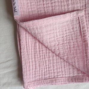 Nyári muszlin babatakaró kánikula duplagéz gyerektakaró 70x90 cm halvány lilásrózsa - otthon & életmód - babaszoba, gyerekszoba - babatakaró, gyerek pléd - Meska.hu
