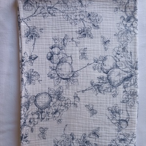 Nyári muszlin babatakaró kánikula duplagéz gyerektakaró 70x90 cm japán mintás, Otthon & Életmód, Babaszoba, gyerekszoba, Babatakaró, gyerek pléd, Varrás, MESKA