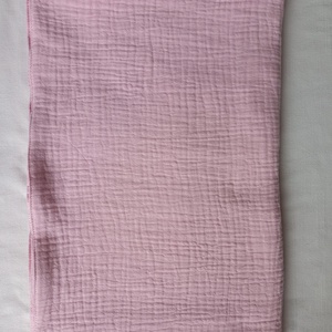 Baba kétrétegű muszlin takaró duplagéz nyári 70x90 cm halvány lilásrózsa, Otthon & Életmód, Babaszoba, gyerekszoba, Babatakaró, gyerek pléd, Varrás, MESKA