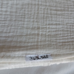 Nyári muszlin kánikula ovistakaró duplagéz gyerektakaró 100x130 cm törtfehér - otthon & életmód - babaszoba, gyerekszoba - babatakaró, gyerek pléd - Meska.hu