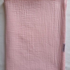Nyári muszlin kánikula ovistakaró duplagéz gyerektakaró 100x130 cm babarózsaszín - Meska.hu