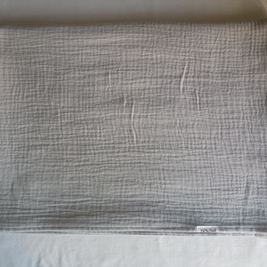 Nyári muszlin kánikula ovistakaró duplagéz gyerektakaró 100x130 cm galambszürke - otthon & életmód - babaszoba, gyerekszoba - babatakaró, gyerek pléd - Meska.hu