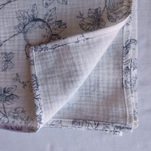 Nyári muszlin kánikula ovistakaró duplagéz gyerektakaró 100x130 cm japán mintás - otthon & életmód - babaszoba, gyerekszoba - babatakaró, gyerek pléd - Meska.hu