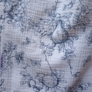Nyári muszlin kánikula ovistakaró duplagéz gyerektakaró 100x130 cm japán mintás - Meska.hu