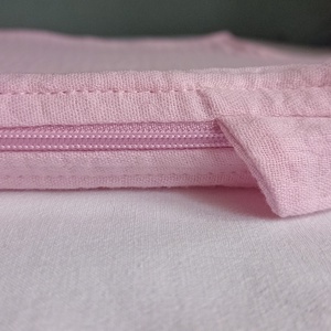 80-86-92-es nyári muszlin tipegő hálózsák duplagéz halvány lilásrózsa - baba - mama - babaruházat - tipegőhálózsák - Meska.hu