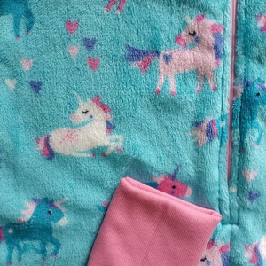 104-110-116-os őszi téli tipegő hálózsák 20-23 fokba wellsoft egyszarvús - ruha & divat - babaruha & gyerekruha - tipegőhálózsák - Meska.hu