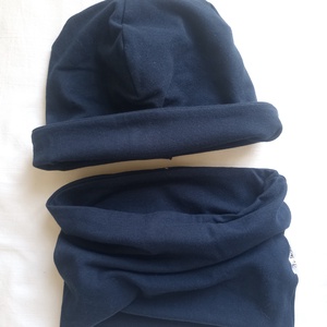  átmeneti őszi kétrétegű pamut sapka sál - Meska.hu