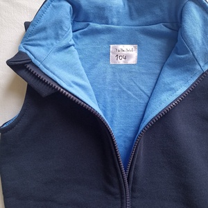 104-es őszi kétrétegű pamut mellény FűFaFotel - ruha & divat - babaruha & gyerekruha - gyerek mellény - Meska.hu