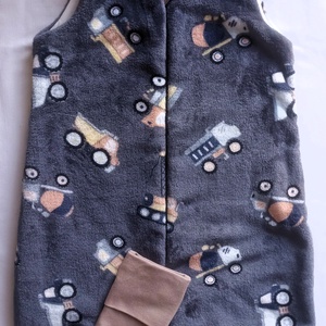 110-116-122-es őszi téli tipegő hálózsák 20-23 fokba wellsoft  szürke markolós - ruha & divat - babaruha & gyerekruha - tipegőhálózsák - Meska.hu