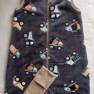 110-116-122-es őszi téli tipegő hálózsák 20-23 fokba wellsoft  szürke markolós - ruha & divat - babaruha & gyerekruha - tipegőhálózsák - Meska.hu